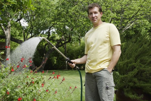 Landscaping issue being assessed during a review